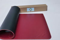 AE Leather Deskmat (V2) Reversable Black + Red