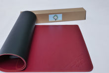 Load image into Gallery viewer, AE Leather Deskmat (V2) Reversable Black + Red